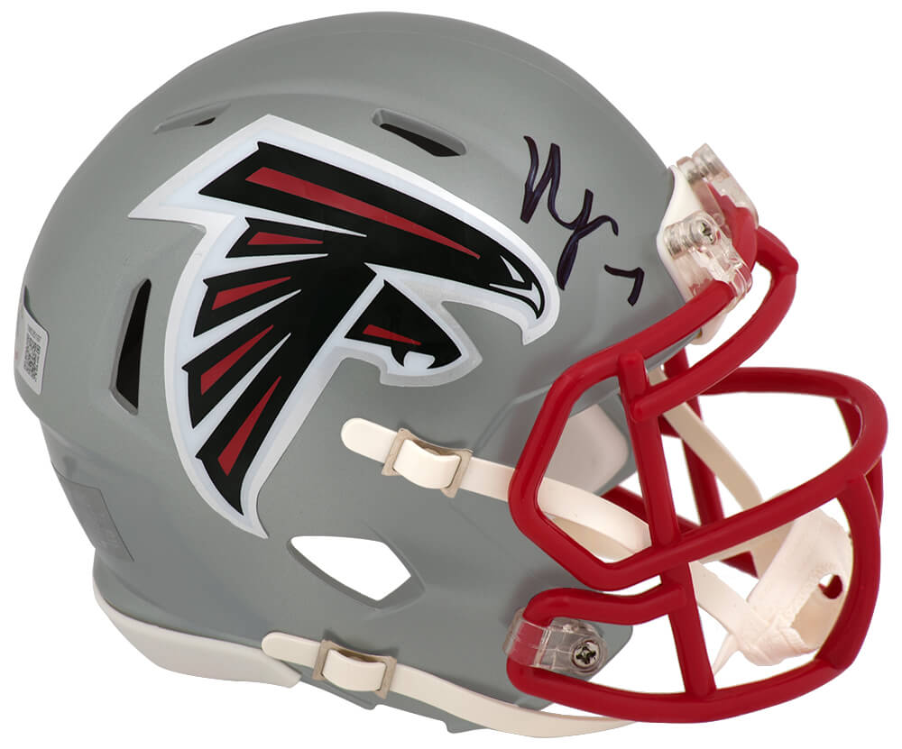 Bijan Robinson Signed Falcons FLASH Riddell Speed Mini Helmet - (Beckett COA) - ROBMIN341 - Bijan Robinson Signed Falcons FLASH Riddell Speed Mini Helmet - (Beckett COA) product image