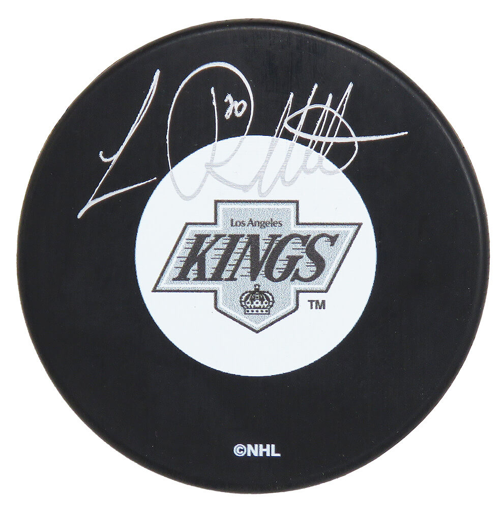 Luc Robitaille Signed Los Angeles Kings 1980's Style Logo Hockey Puck - ROBPUC401 - Luc Robitaille Signed Los Angeles Kings 1980's Style Logo Hockey Puck product image