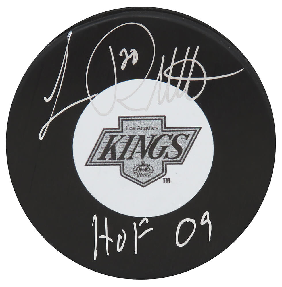 Luc Robitaille Signed Los Angeles Kings 1980's Style Logo Hockey Puck w/HOF'09 - ROBPUC405 - Luc Robitaille Signed Los Angeles Kings 1980's Style Logo Hockey Puck w/HOF'09 product image