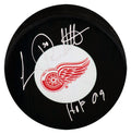 Luc Robitaille Signed Detroit Red Wings Medium Logo Hockey Puck w/HOF'09 - ROBPUC406 - Luc Robitaille Signed Detroit Red Wings Medium Logo Hockey Puck w/HOF'09 product image