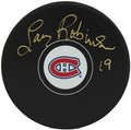 Larry Robinson Signed Montreal Canadiens Logo Hockey Puck - ROBPUC410 - Larry Robinson Signed Montreal Canadiens Logo Hockey Puck product image
