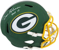 Dave Robinson Signed Green Bay Packers FLASH Riddell Full Size Speed Replica Helmet w/HOF 2013 - ROBREP317 - Dave Robinson Signed Green Bay Packers FLASH Riddell Full Size Speed Replica Helmet w/HOF 2013 product image