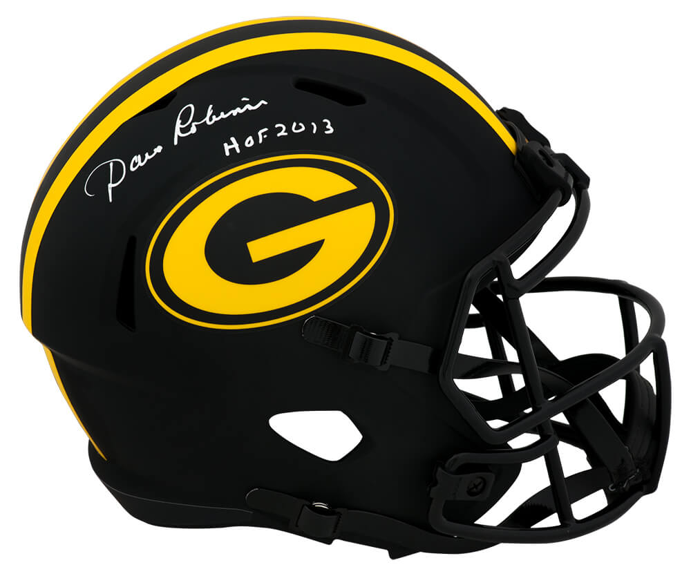 Dave Robinson Signed Green Bay Packers ECLIPSE Riddell Full Size Speed Replica Helmet w/HOF 2013 - ROBREP318 - Dave Robinson Signed Green Bay Packers ECLIPSE Riddell Full Size Speed Replica Helmet w/HOF 2013 product image