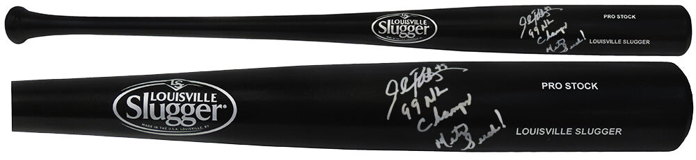 John Rocker Signed Louisville Slugger Pro Stock Black Baseball Bat w/99 NL Champs, Mets Suck! - ROCBAT100 - John Rocker Signed Louisville Slugger Pro Stock Black Baseball Bat w/99 NL Champs, Mets Suck! product image