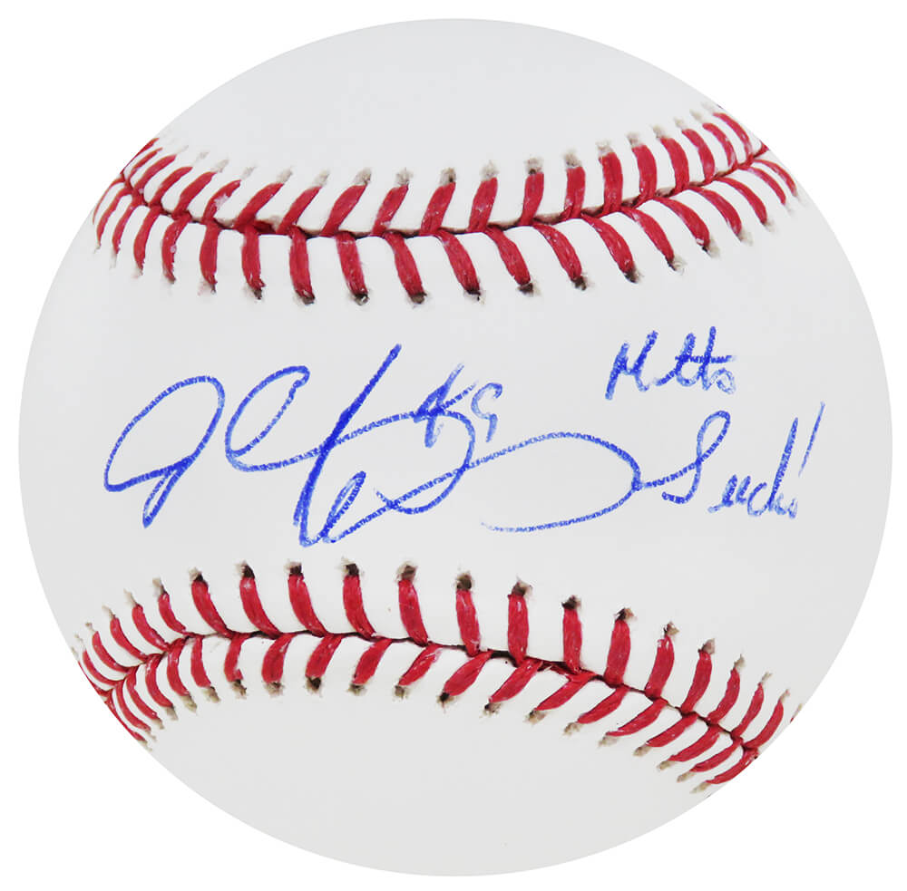 John Rocker Signed Rawlings Official MLB Baseball w/Mets Suck! - ROCBSB100 - John Rocker Signed Rawlings Official MLB Baseball w/Mets Suck! product image
