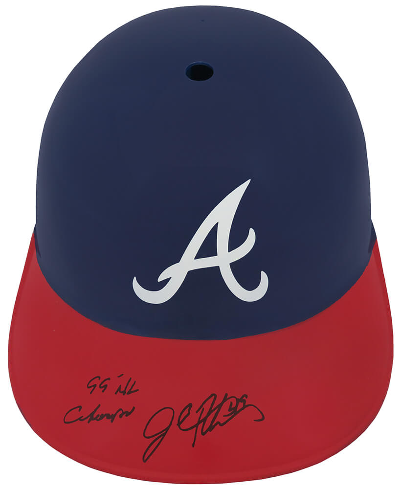 John Rocker Signed Atlanta Braves Souvenir Replica Baseball Batting Helmet w/99 NL Champs - ROCBTH100 - John Rocker Signed Atlanta Braves Souvenir Replica Baseball Batting Helmet w/99 NL Champs product image
