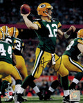 Aaron Rodgers Signed Packers Super Bowl XLV Action 8x10 Photo - ROD08P300 - Aaron Rodgers Signed Packers Super Bowl XLV Action 8x10 Photo product image