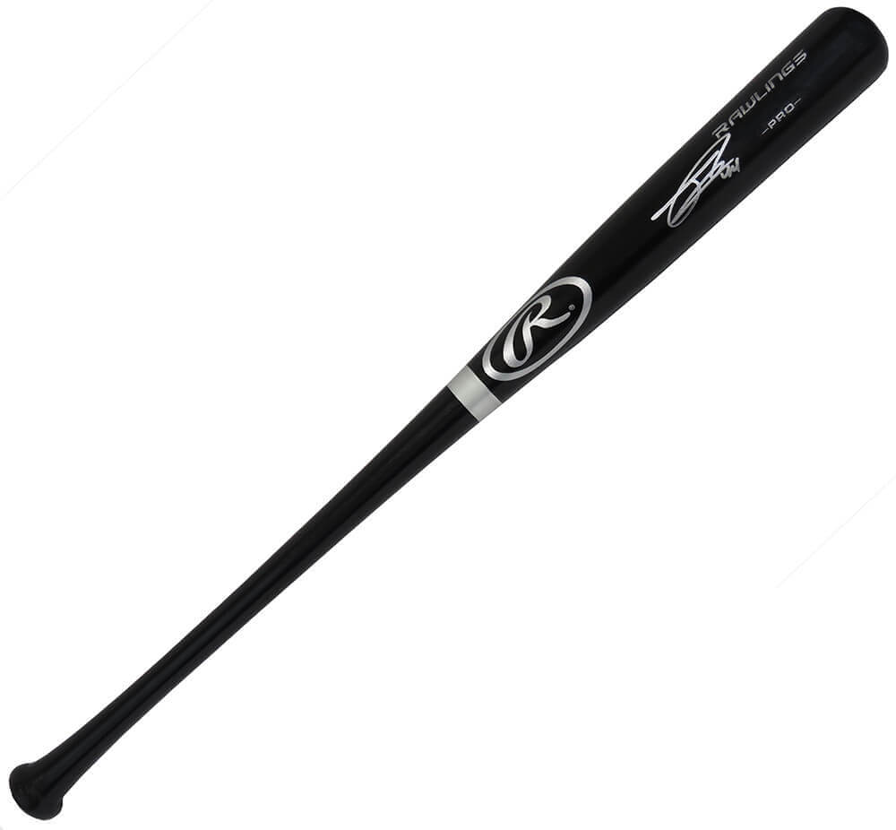 Julio Rodriguez Signed Rawlings Pro Black Baseball Bat (JSA) - RODBAT111 - Julio Rodriguez Signed Rawlings Pro Black Baseball Bat (JSA) product image