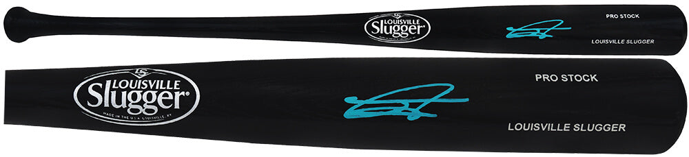 Julio Rodriguez Signed Louisville Slugger Pro Stock Black Baseball Bat - (Beckett) - RODBAT112 - Julio Rodriguez Signed Louisville Slugger Pro Stock Black Baseball Bat - (Beckett) product image