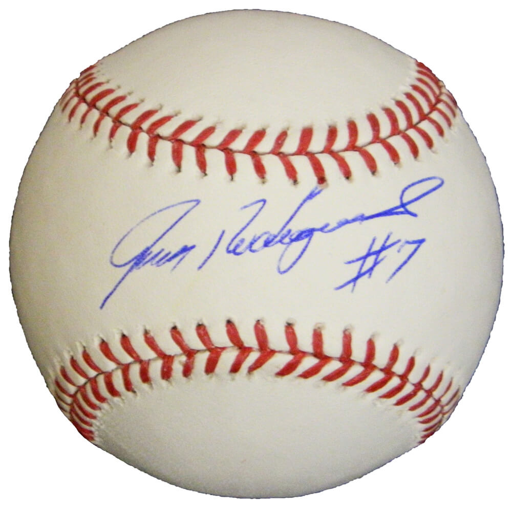 Ivan Rodriguez Signed Rawlings Official MLB Baseball - RODBSB110 - Ivan Rodriguez Signed Rawlings Official MLB Baseball product image