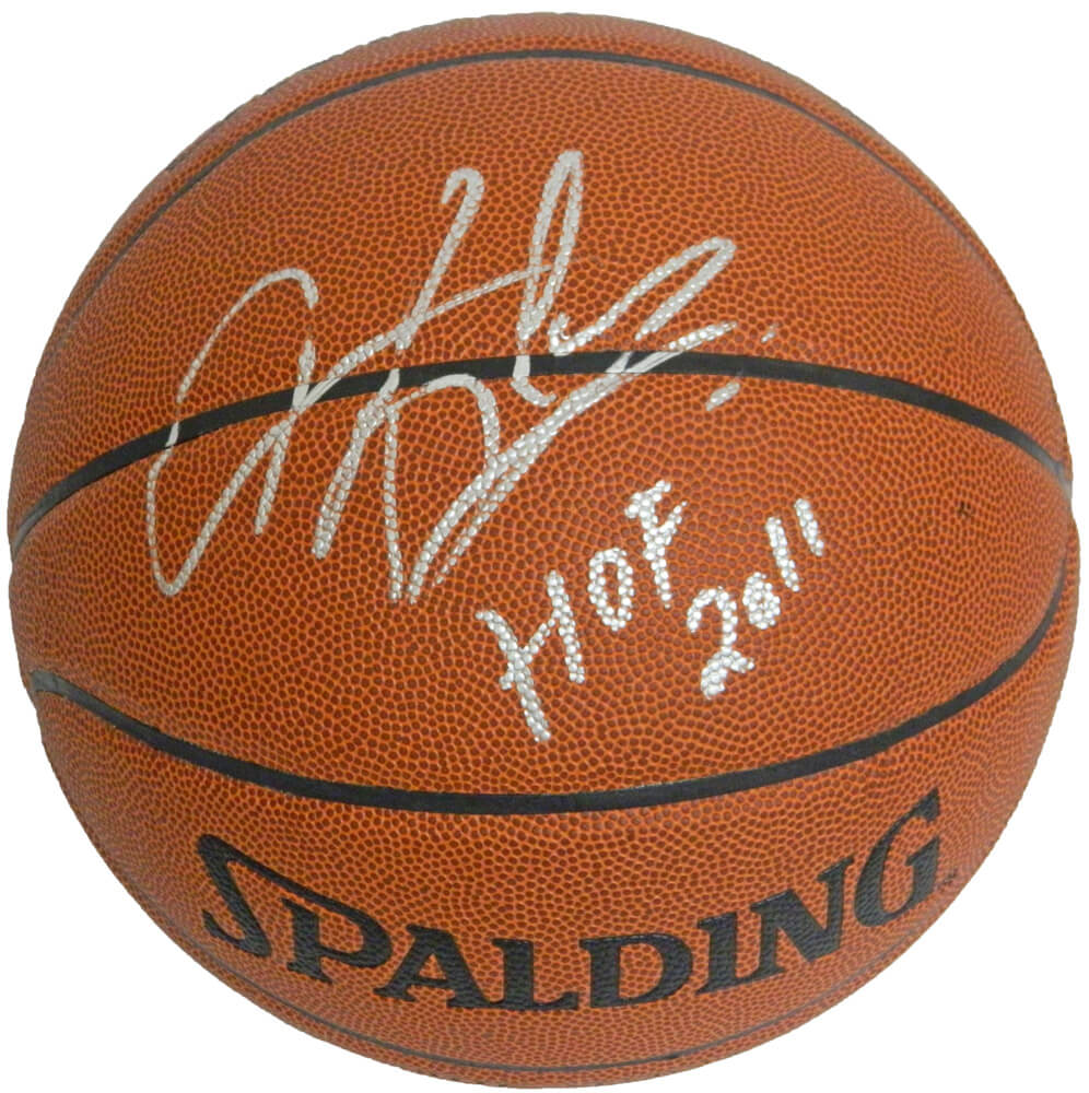 Dennis Rodman Signed Spalding Indoor/Outdoor Basketball w/HOF 2011 - RODBSK201 - Dennis Rodman Signed Spalding Indoor/Outdoor Basketball w/HOF 2011 product image