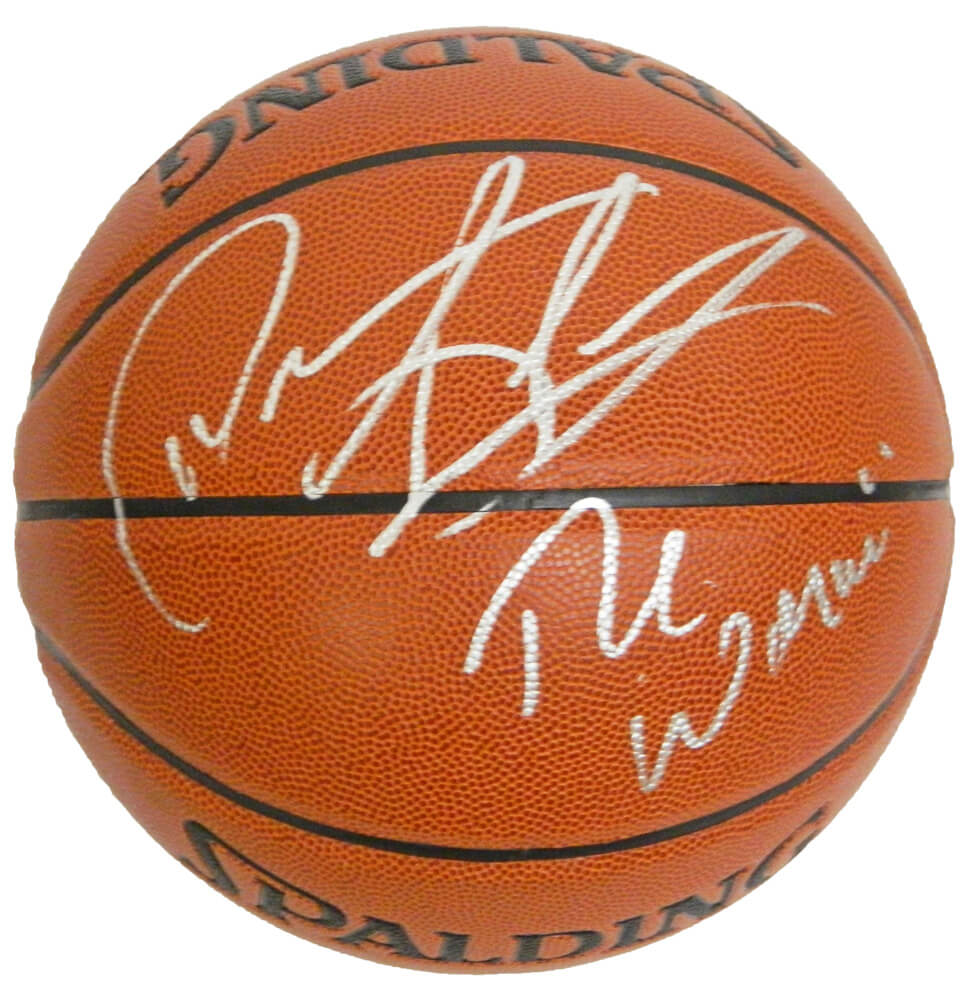Dennis Rodman Signed Spalding Indoor/Outdoor Basketball w/The Worm - RODBSK202 - Dennis Rodman Signed Spalding Indoor/Outdoor Basketball w/The Worm product image