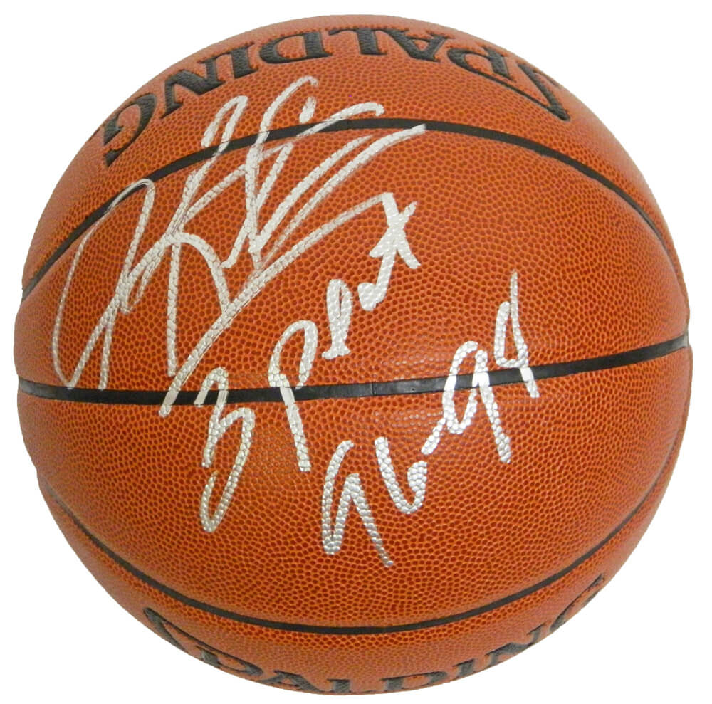 Dennis Rodman Signed Spalding Indoor/Outdoor Basketball w/3 Peat 96-98 - RODBSK203 - Dennis Rodman Signed Spalding Indoor/Outdoor Basketball w/3 Peat 96-98 product image