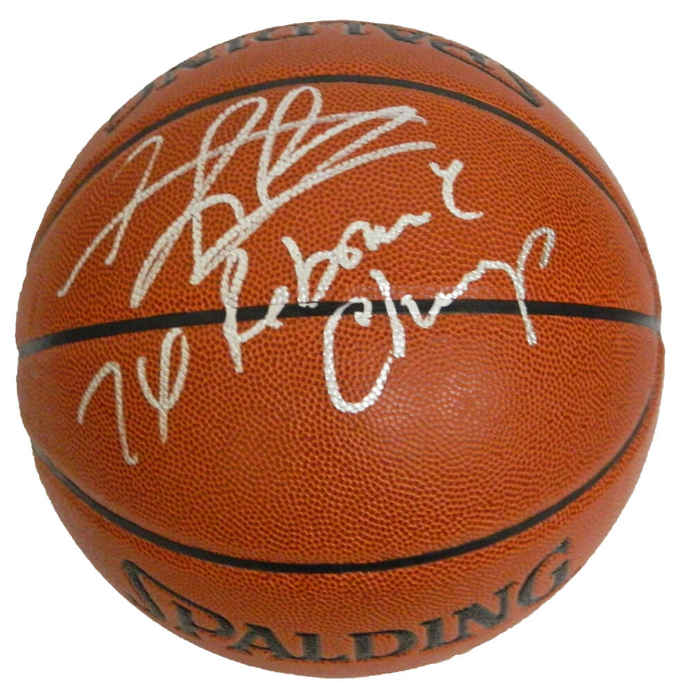 Dennis Rodman Signed Spalding Indoor/Outdoor Basketball w/7x Rebound Champ - RODBSK208 - Dennis Rodman Signed Spalding Indoor/Outdoor Basketball w/7x Rebound Champ product image