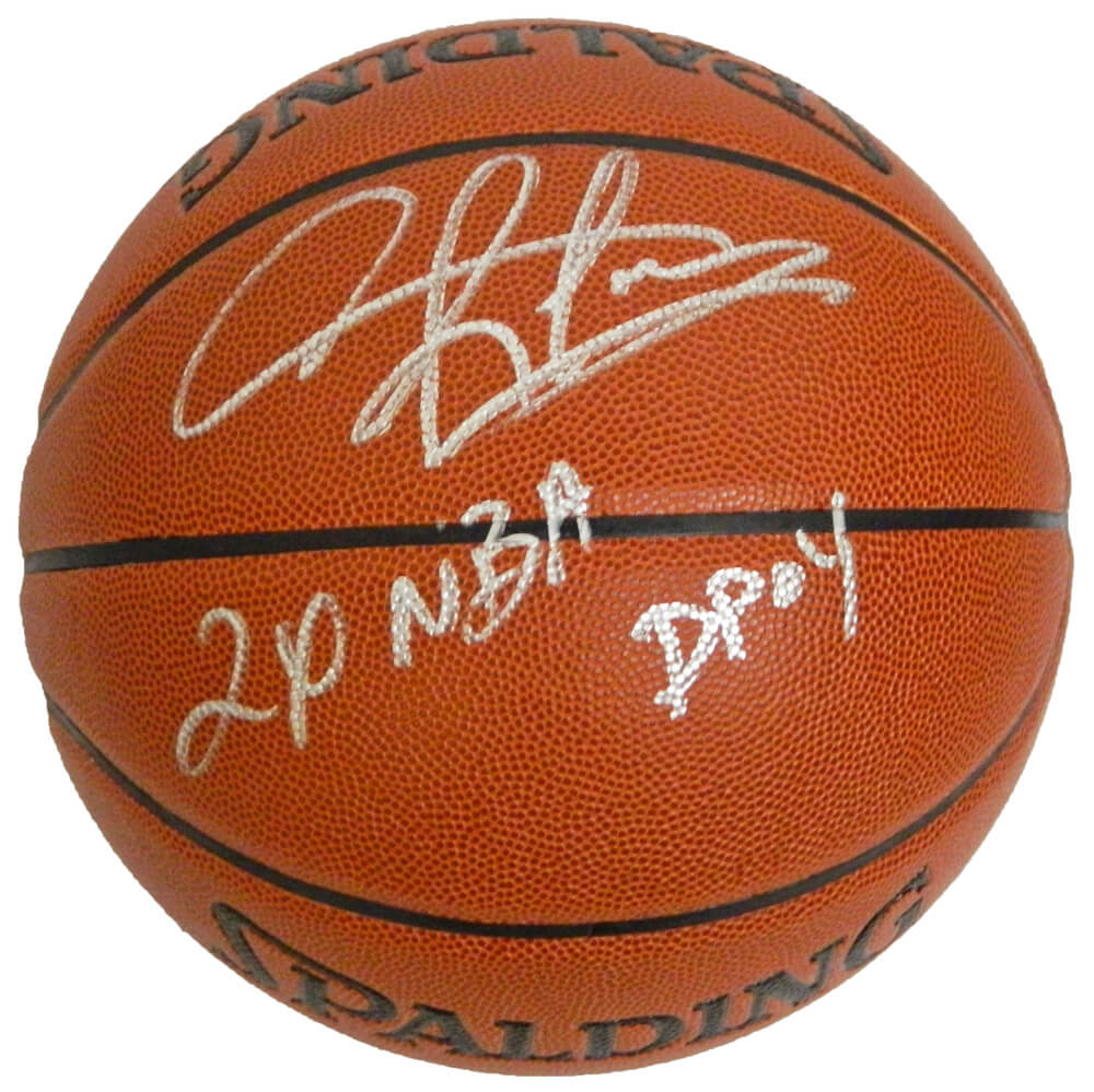 Dennis Rodman Signed Spalding Indoor/Outdoor Basketball w/2x NBA DPOY - RODBSK209 - Dennis Rodman Signed Spalding Indoor/Outdoor Basketball w/2x NBA DPOY product image