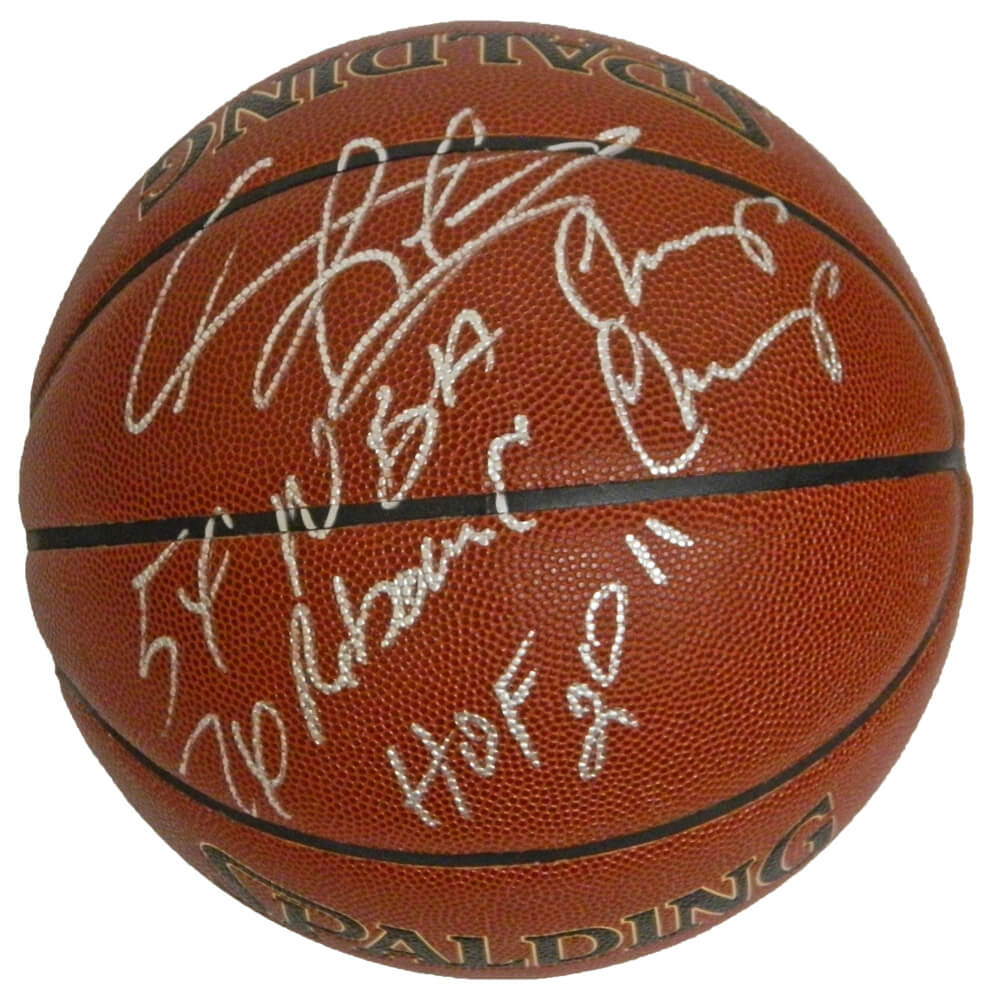 Dennis Rodman Signed Spalding I/O Basketball w/3-Inscriptions - RODBSK210 - Dennis Rodman Signed Spalding I/O Basketball w/3-Inscriptions product image