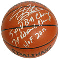 Dennis Rodman Signed Spalding Indoor/Outdoor Basketball w/3-Inscriptions - PSA/DNA - RODBSK211 - Dennis Rodman Signed Spalding Indoor/Outdoor Basketball w/3-Inscriptions - PSA/DNA product image