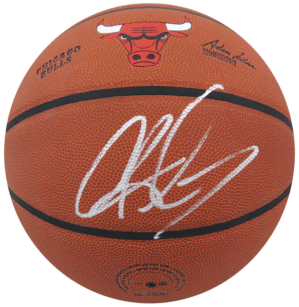 Dennis Rodman Signed Wilson Chicago Bulls Logo NBA Basketball  (JSA) - RODBSK224 - Dennis Rodman Signed Wilson Chicago Bulls Logo NBA Basketball (JSA) product image
