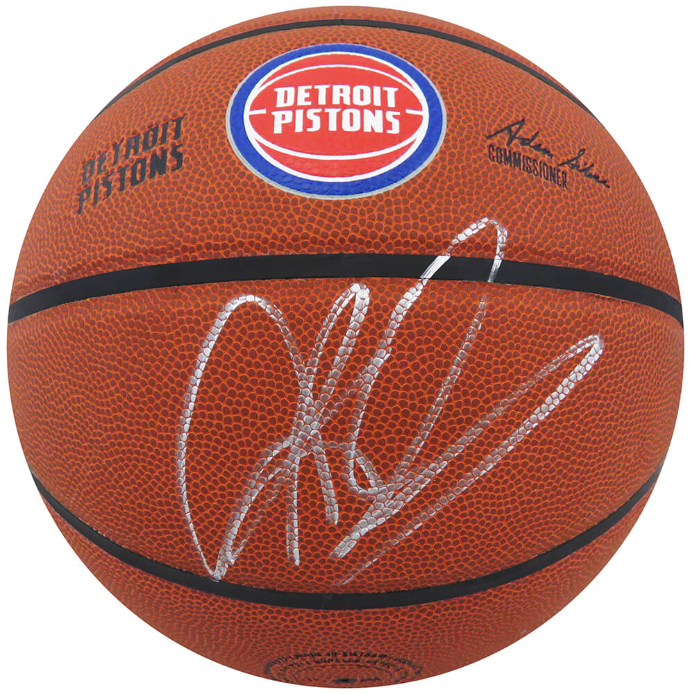 Dennis Rodman Signed Wilson Detroit Pistons Logo NBA Basketball  (JSA) - RODBSK226 - Dennis Rodman Signed Wilson Detroit Pistons Logo NBA Basketball (JSA) product image