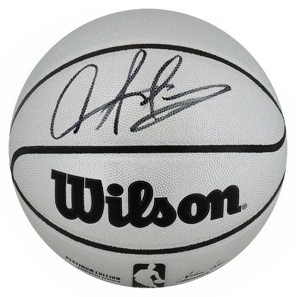 Dennis Rodman Signed Wilson Platinum Full Size NBA Basketball - RODBSK234 - Dennis Rodman Signed Wilson Platinum Full Size NBA Basketball product image