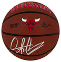 Dennis Rodman Signed Chicago Bulls Logo Wilson Alliance NBA Basketball - RODBSK236 - Dennis Rodman Signed Chicago Bulls Logo Wilson Alliance NBA Basketball product image