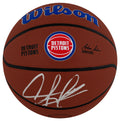 Dennis Rodman Signed Detroit Pistons Logo Wilson Alliance NBA Basketball - RODBSK238 - Dennis Rodman Signed Detroit Pistons Logo Wilson Alliance NBA Basketball product image