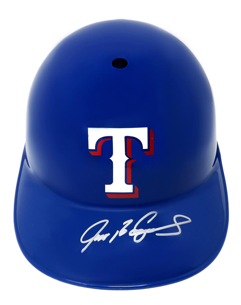 Ivan Rodriguez Signed Texas Rangers Replica Batting Helmet  (JSA) - RODBTH100 - Ivan Rodriguez Signed Texas Rangers Replica Batting Helmet (JSA) product image