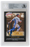 Alex Rodriguez Signed Seattle Mariners 1997-98 Fleer Million Dollar Moments Baseball Card #28 - (Beckett Encapsulated) - RODCAR103 - Alex Rodriguez Signed Seattle Mariners 1997-98 Fleer Million Dollar Moments Baseball Card #28 - (Beckett Encapsulated) product image