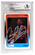 Dennis Rodman Signed Detroit Pistons 1988 Fleer Basketball Rookie Card #43 - (Beckett Encapsulated) - RODCAR202 - Dennis Rodman Signed Detroit Pistons 1988 Fleer Basketball Rookie Card #43 - (Beckett Encapsulated) product image