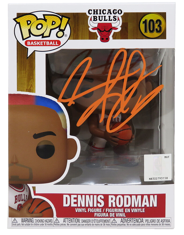 Dennis Rodman Signed Chicago Bulls Funko Pop Doll #103 (JSA) - RODFUN200 - Dennis Rodman Signed Chicago Bulls Funko Pop Doll #103 (JSA) product image