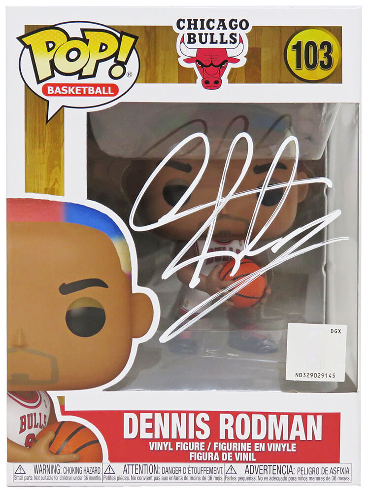 Dennis Rodman Signed Chicago Bulls Funko Pop Doll #103 - RODFUN202 - Dennis Rodman Signed Chicago Bulls Funko Pop Doll #103 product image