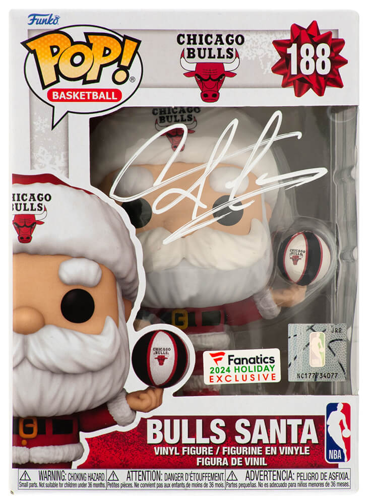 Dennis Rodman Signed Chicago Bulls 'SANTA' Funko Pop Doll #188 - RODFUN205 - Dennis Rodman Signed Chicago Bulls 'SANTA' Funko Pop Doll #188 product image
