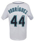 Julio Rodriguez Signed White Custom Baseball Jersey - (JSA) - RODJRY110 - Julio Rodriguez Signed White Custom Baseball Jersey - (JSA) product image