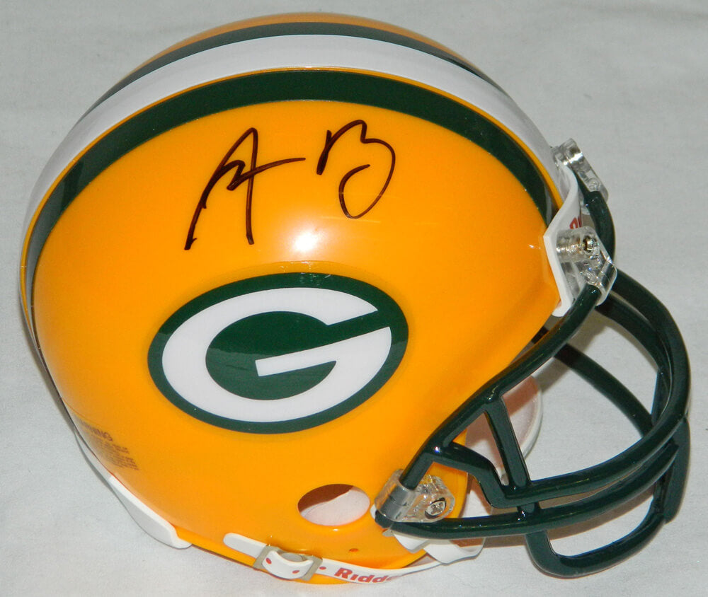 Aaron Rodgers Signed Packers Riddell Mini Helmet - RODMIN300 - Aaron Rodgers Signed Packers Riddell Mini Helmet product image