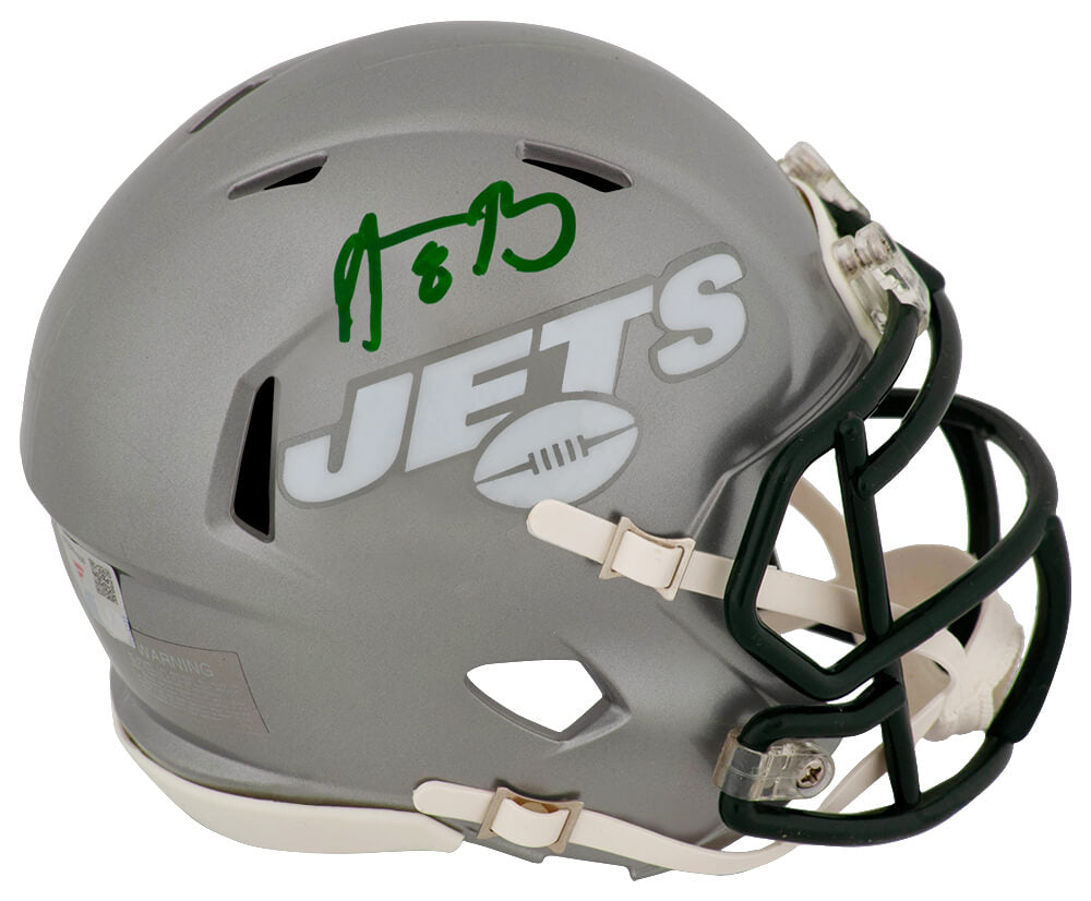 Aaron Rodgers Signed New York Jets FLASH Riddell Speed Mini Helmet - (Fanatics) - RODMIN304 - Aaron Rodgers Signed New York Jets FLASH Riddell Speed Mini Helmet - (Fanatics) product image
