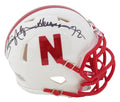 Johnny Rodgers Signed Nebraska Cornhuskers Riddell Speed Mini Helmet w/Heisman'72 - RODMIN310 - Johnny Rodgers Signed Nebraska Cornhuskers Riddell Speed Mini Helmet w/Heisman'72 product image