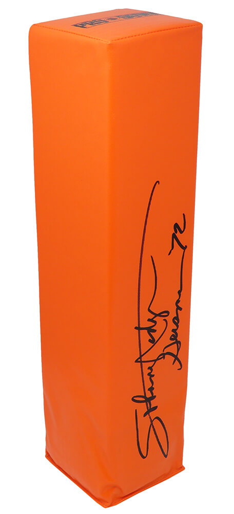 Johnny Rodgers Signed Orange Endzone Pylon w/Heisman'72 - RODPYL300 - Johnny Rodgers Signed Orange Endzone Pylon w/Heisman'72 product image