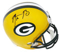 Aaron Rodgers Signed Green Bay Packers Riddell Full Size Replica Helmet (Fanatics) - RODREP300 - Aaron Rodgers Signed Green Bay Packers Riddell Full Size Replica Helmet (Fanatics) product image