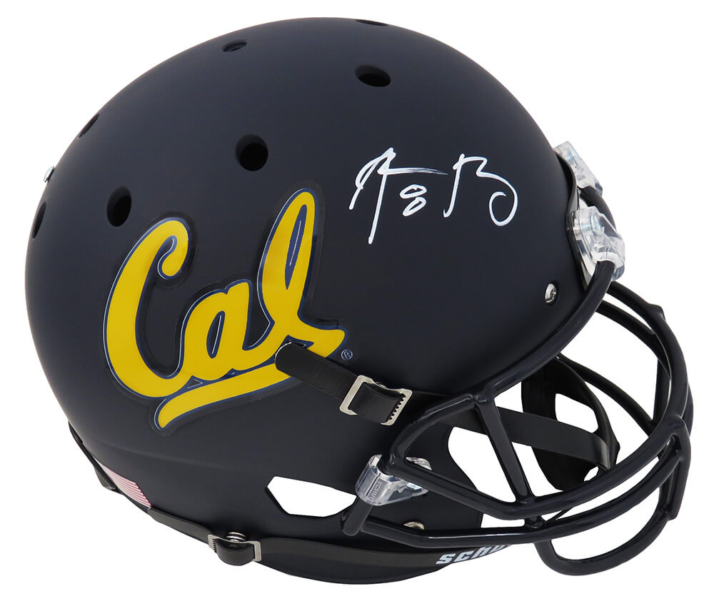 Aaron Rodgers Signed California Golden Bears Navy Schutt Full Size Replica Helmet (Fanatics) - RODREP301 - Aaron Rodgers Signed California Golden Bears Navy Schutt Full Size Replica Helmet (Fanatics) product image