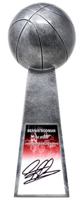 Dennis Rodman Signed Basketball Champion 14 Inch Replica Silver Trophy (Bulls) - RODTRO201 - Dennis Rodman Signed Basketball Champion 14 Inch Replica Silver Trophy (Bulls) product image