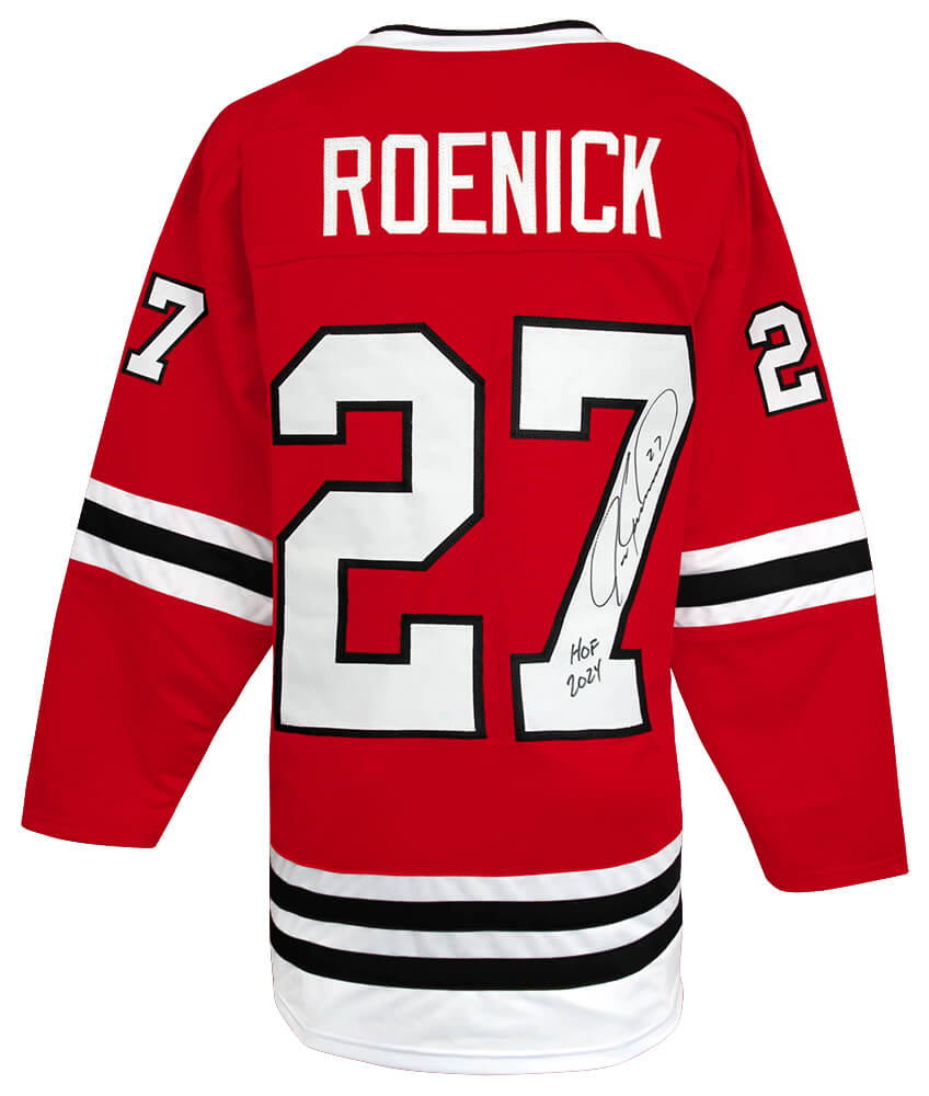 Jeremy Roenick Signed Red Custom Hockey Jersey w/HOF 2024 - ROEJRY405 - Jeremy Roenick Signed Red Custom Hockey Jersey w/HOF 2024 product image