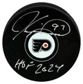 Jeremy Roenick Signed Philadelphia Flyers Logo Hockey Puck w/HOF 2024 - ROEPUC415 - Jeremy Roenick Signed Philadelphia Flyers Logo Hockey Puck w/HOF 2024 product image