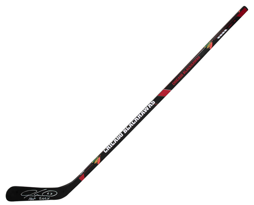 Jeremy Roenick Signed Chicago Blackhawks Logo 48-Inch Franklin Full Size Hockey Stick w/HOF 2024 - ROESTK402 - Jeremy Roenick Signed Chicago Blackhawks Logo 48-Inch Franklin Full Size Hockey Stick w/HOF 2024 product image