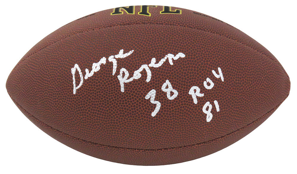 George Rogers Signed Wilson Super Grip Full Size NFL Football w/ROY'81 - ROGFTB301 - George Rogers Signed Wilson Super Grip Full Size NFL Football w/ROY'81 product image