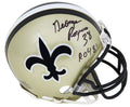 George Rogers Signed New Orleans Saints Throwback Riddell Mini Helmet w/ROY'81 - ROGMIN304 - George Rogers Signed New Orleans Saints Throwback Riddell Mini Helmet w/ROY'81 product image