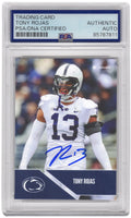 Tony Rojas Signed Penn State 2024 Onit College Football Trading Card #B-102 - (PSA Encapsulated) - ROJCAR300 - Tony Rojas Signed Penn State 2024 Onit College Football Trading Card #B-102 - (PSA Encapsulated) product image