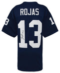 Tony Rojas Signed Navy Custom College Football Jersey - ROJJRY300 - Tony Rojas Signed Navy Custom College Football Jersey product image