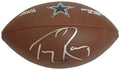 Tony Romo Signed Dallas Cowboys Team Logo Football - ROMFTB301 - Tony Romo Signed Dallas Cowboys Team Logo Football product image