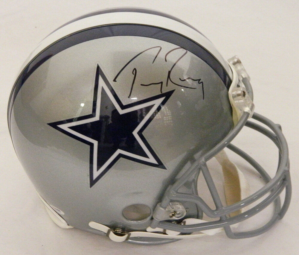 Tony Romo Signed Dallas Cowboys Riddell Authentic Pro Helmet - ROMPRO300 - Tony Romo Signed Dallas Cowboys Riddell Authentic Pro Helmet product image