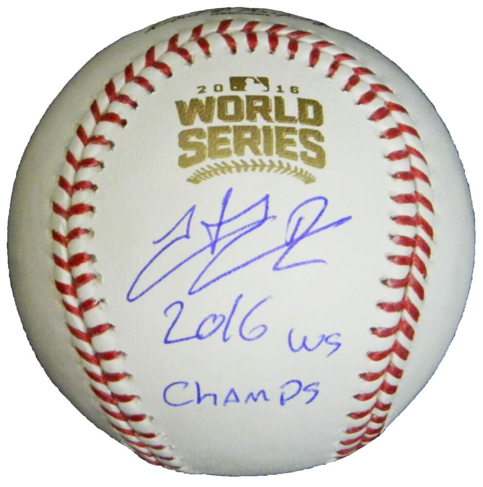 Hector Rondon Signed Rawlings Official 2016 World Series MLB Baseball w/2016 WS Champs - RONBSB104 - Hector Rondon Signed Rawlings Official 2016 World Series MLB Baseball w/2016 WS Champs product image